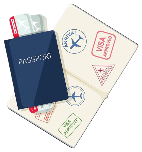 Passport and Flight Tickets